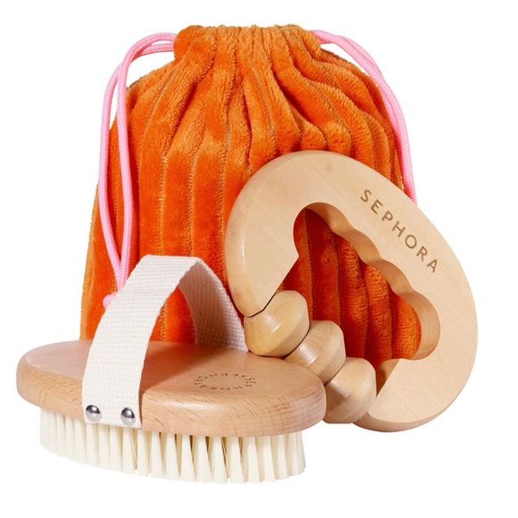 NWT!!SEPHORA Wooden Massager Set